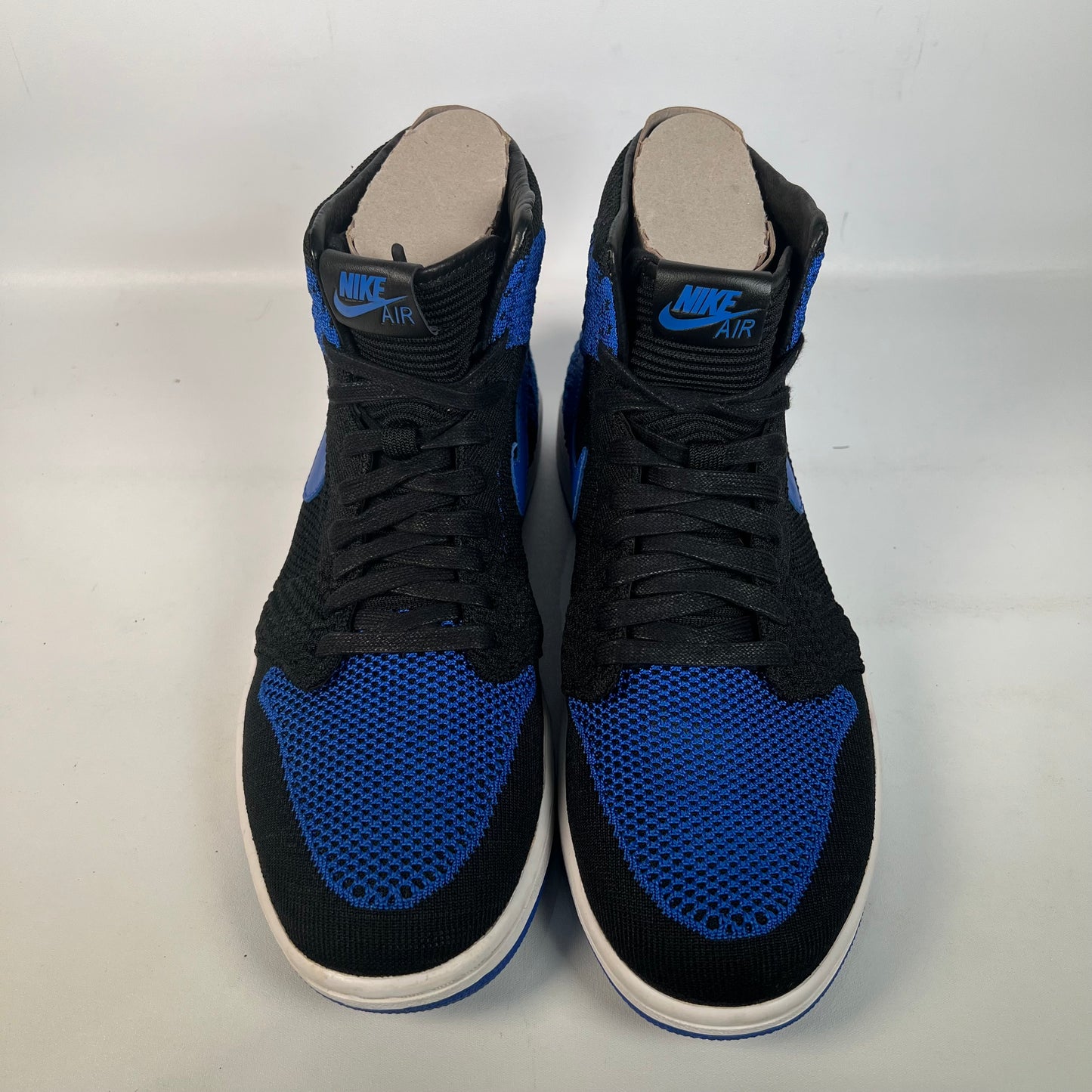 Jordan 1 High Flyknit Royal (2017) Size 10.5 USED s22444