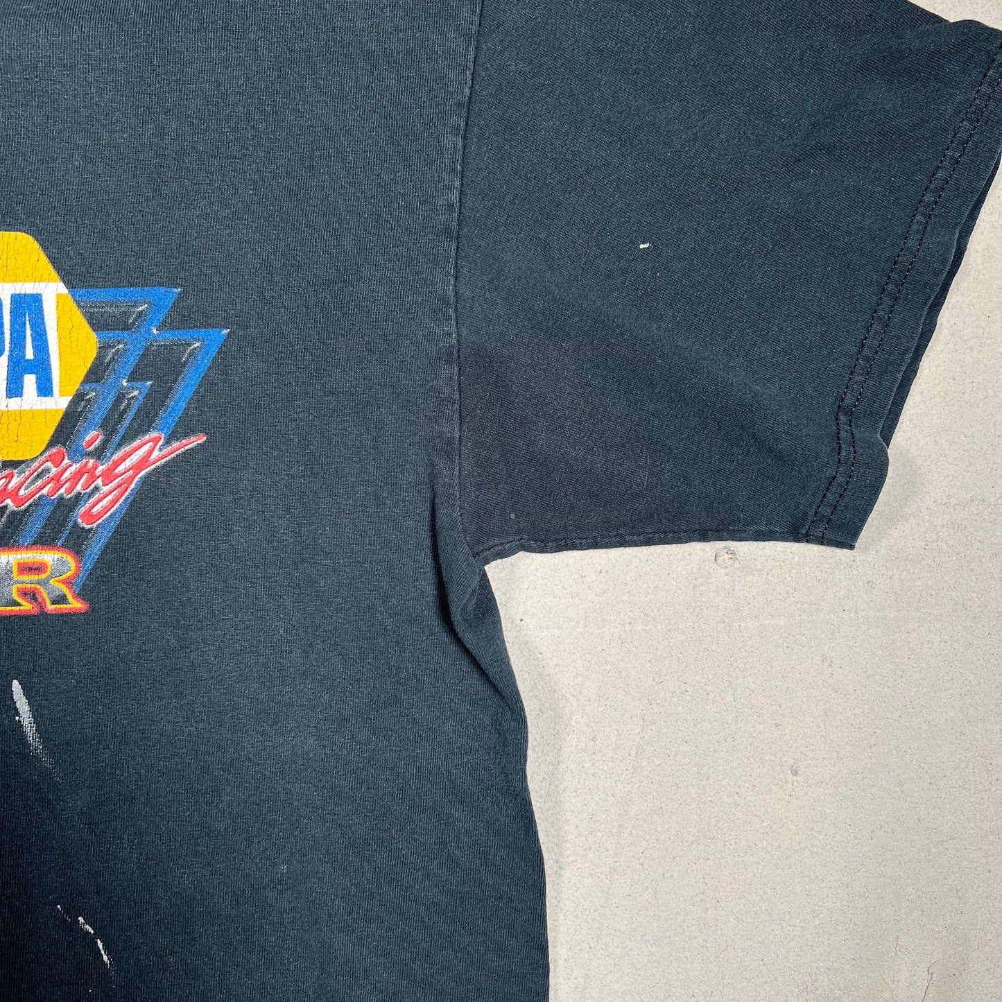 2008 Nitro Thunder Napa Racing Black Tee Size Large USED v19223