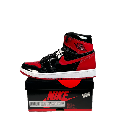 Jordan 1 Patent Bred (2021) Size 8.5 USED s22141