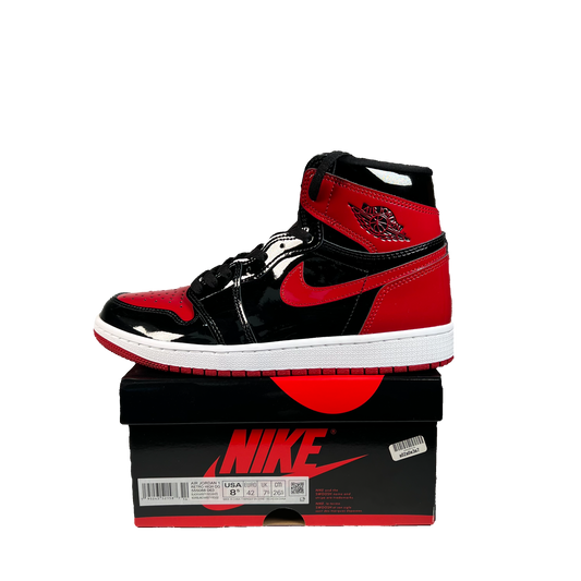Jordan 1 Patent Bred (2021) Size 8.5 USED s22141