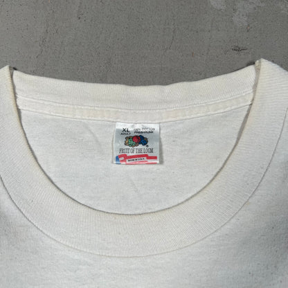 1995 Grateful Dead Garden on River Spring Tour White Tee Size XL USED v4984