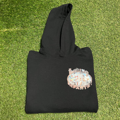 Marino Infantry Wu Tang Black Hoodie Size Large USED x13706