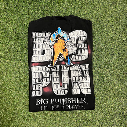 Dbruez Big Pun Modern Rap Style Black Tee Size XL USED x13669