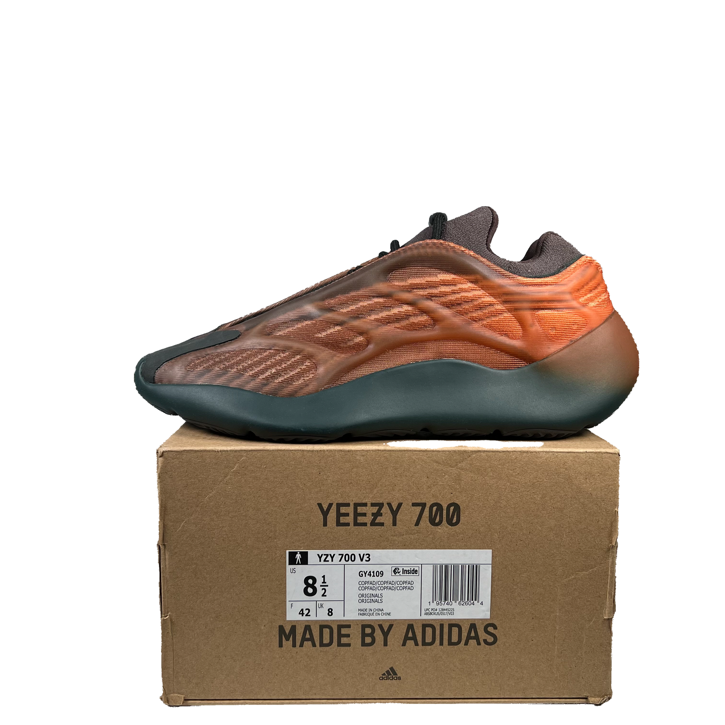 Yeezy 700 Copper Fade (2021) Size 8.5 NEW s20060