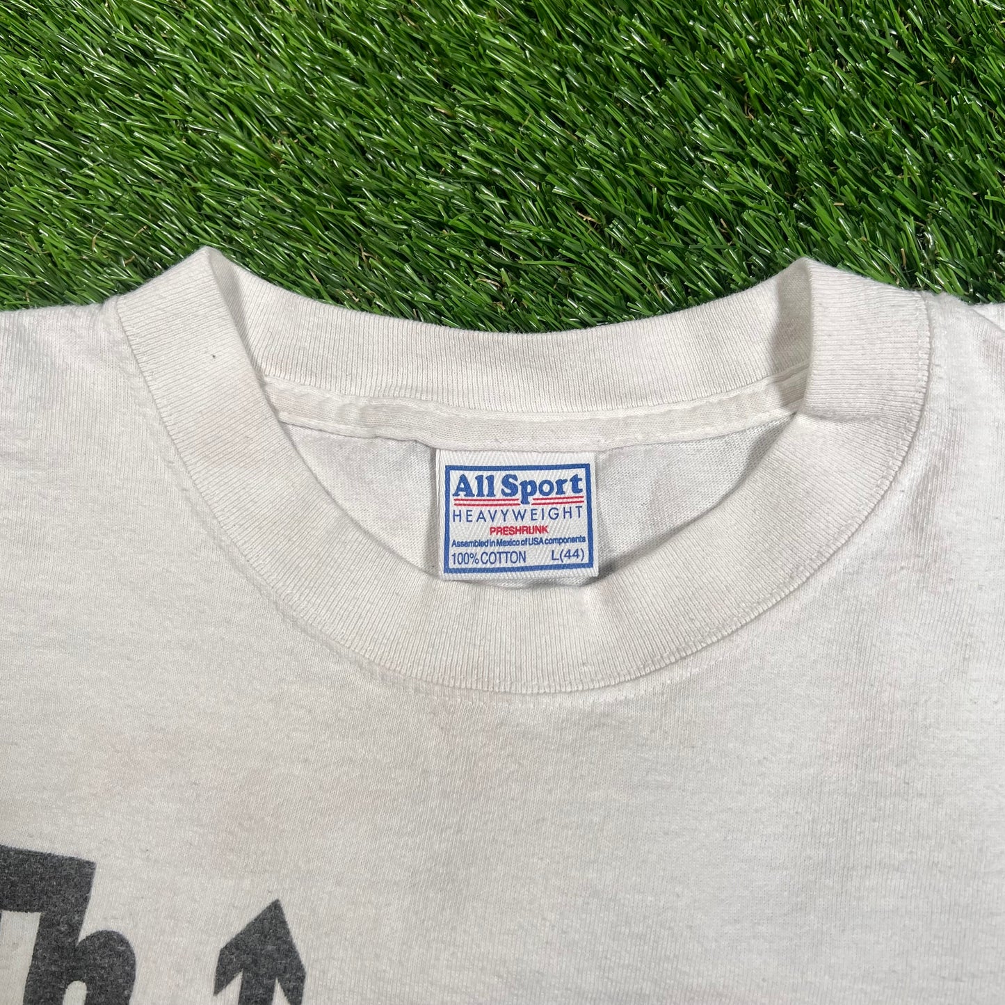 2002 The Who North American Tour White Tee Size Large USED v18219