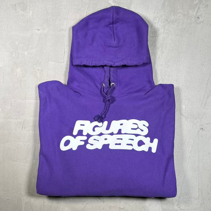 Virgil Abloh "Figures of Speech" Purple Hoodie Size XXL USED x18463