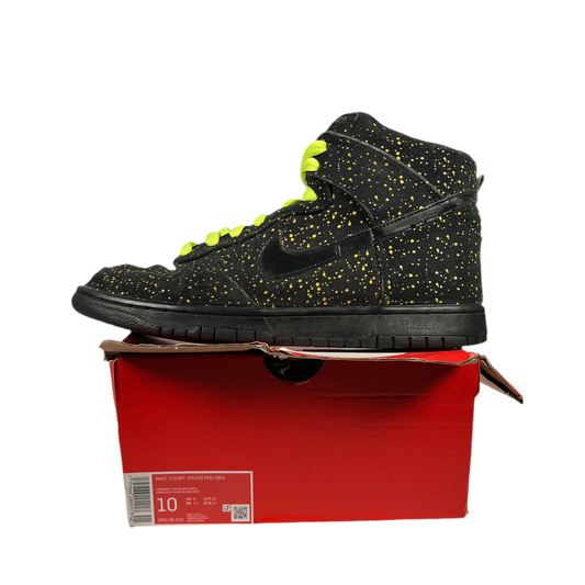 Nike Dunk High Yellow Splatter (2009) Size 8.5 USED s18760