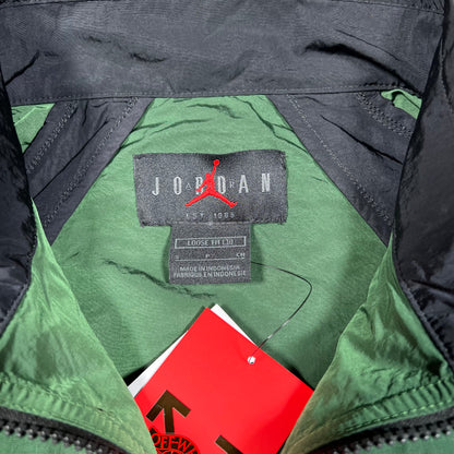 Off-White Jordan Track Jacket Black/Green Size Small NEW x17509
