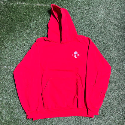 Eric Emanuel "NYC 6 on 1 Classic" Red Hoodie Size XL USED x13426