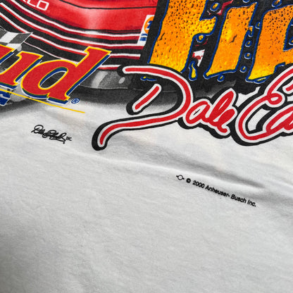 2000 Dale Earnhardt Budweiser White Racing Nascar Tee Size XL USED v17810