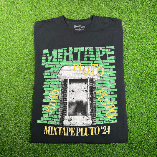 Future Mixtape Pluto 24 Tour Black Tee Size XL USED x15946