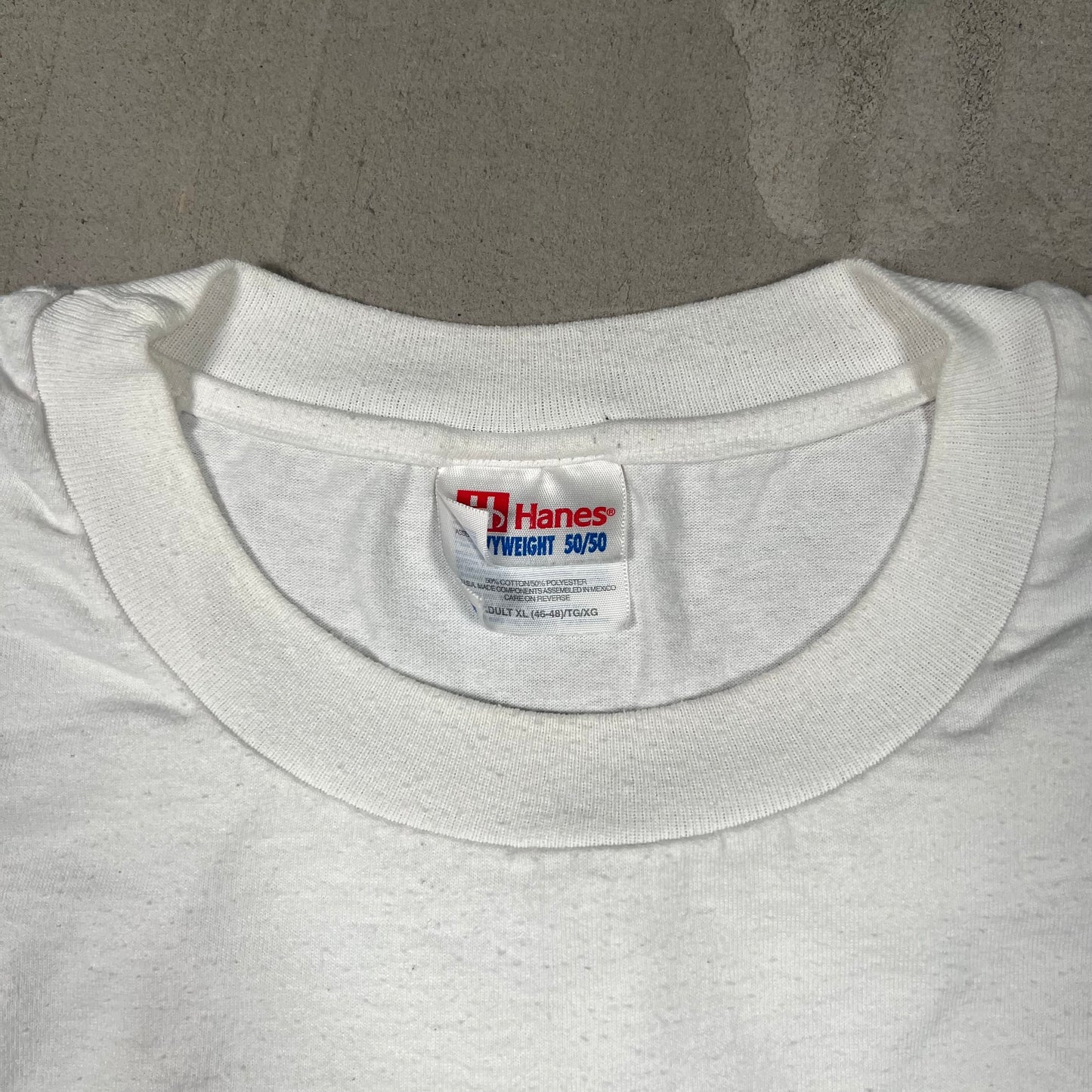1998 Star Trek Trading Card White Tee Size XL USED v19132