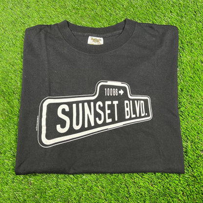1992 Sunset Boulevard Musical Black Tee Size XL USED v16858