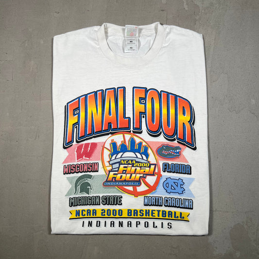 2000 NCAA FInal Four White Tee Size Large USED v19106