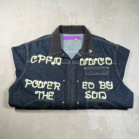 Cactus Plant Flea Market CPFM Human Made WWCD Denim Jean Jacket (2022) Size 4 (XL) USED x18883