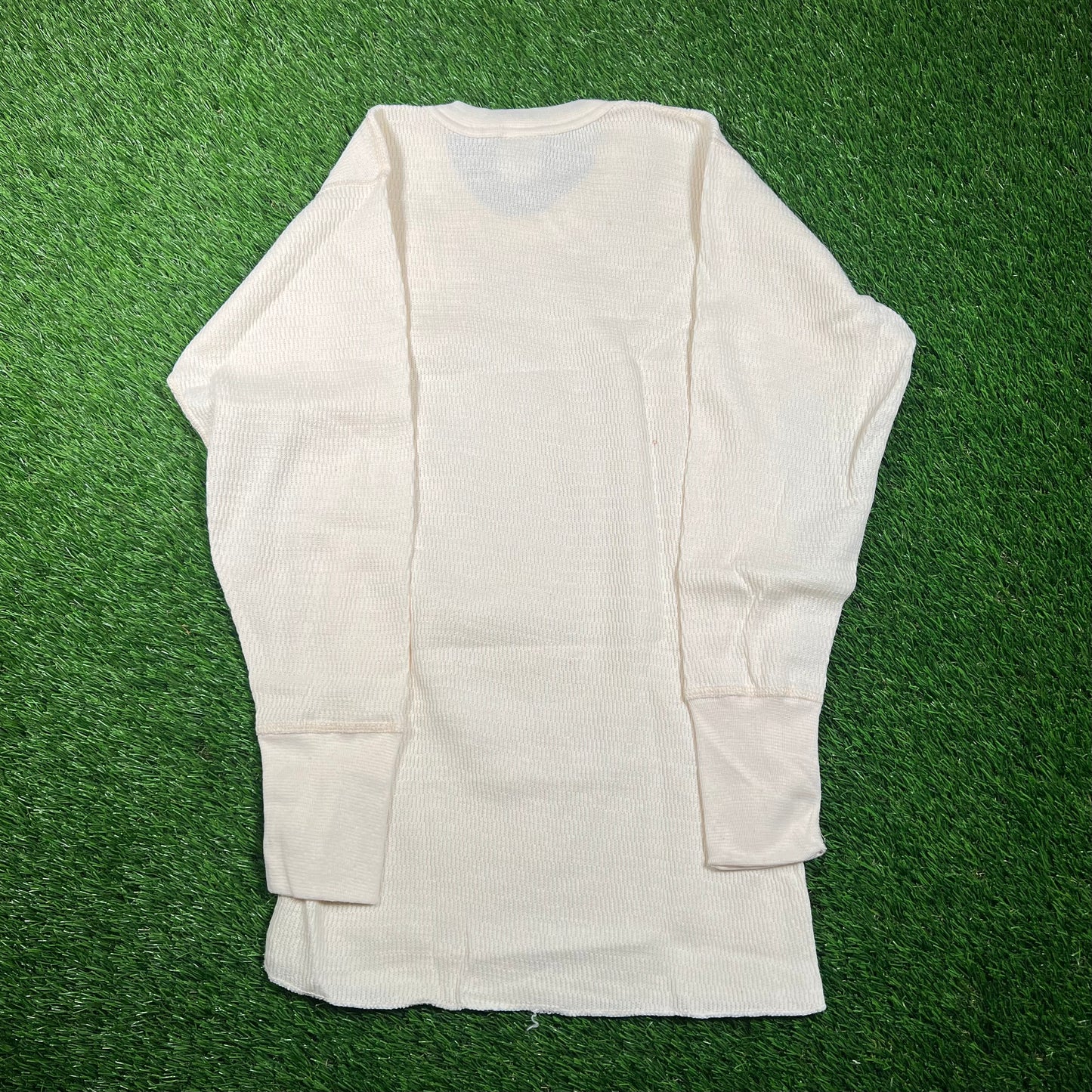 1970s Sears White Thermal Longsleeve Size Small USED v18707