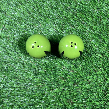 AssPizza Green Salt and Pepper Shakers NEW x14845