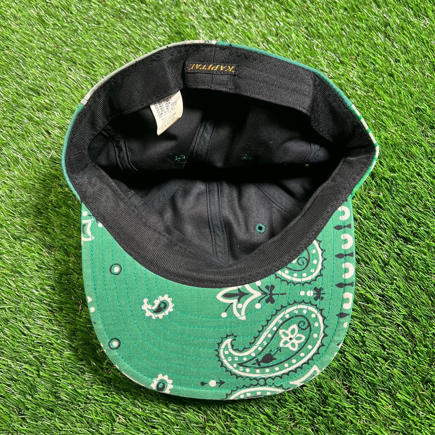Kapital Kountry Green Paisley Hat USED x16021