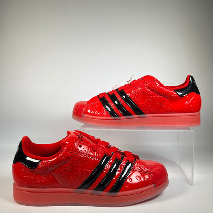 Adidas Superstar Sp5der Red Black (2026) Size 11.5 USED S21550
