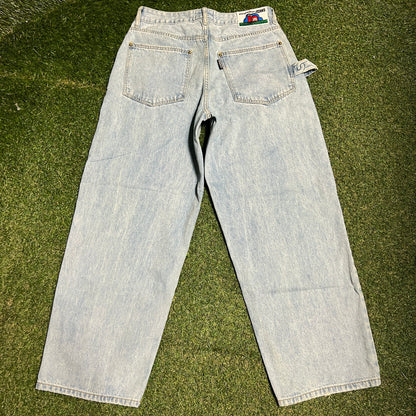 Stingwater Ready-to-Groe Blue Jeans Size Medium USED x14159