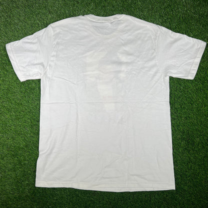 Supreme Nas 2017 Photo White Tee Size Large USED x14510