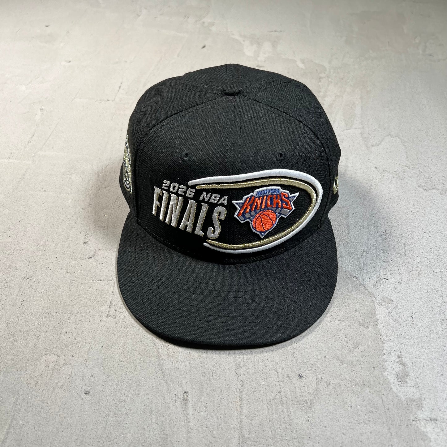 New York Knicks 2026 NBA Finals Champs Black Snapback NEW v19671