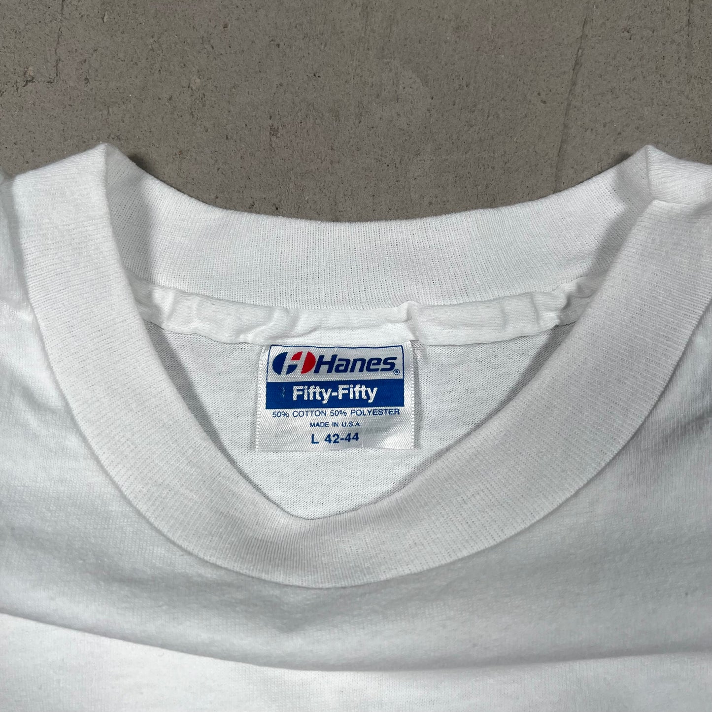 1990s I Used To Date Pam Smart Murder White Tee Size Large USED v19162