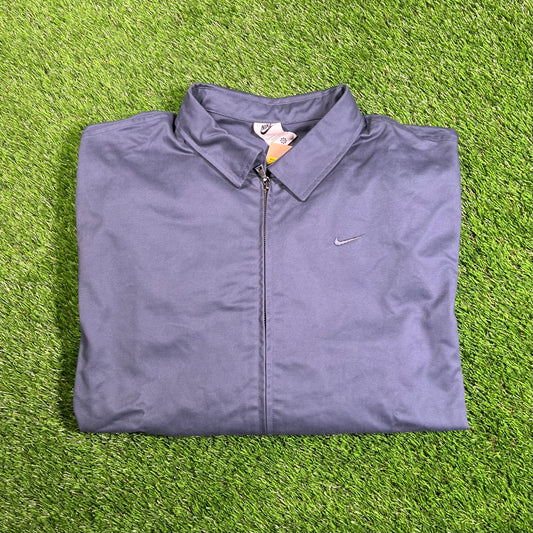 Nike Washed Navy Waxed Canvas Jacket Size Small NEW v18167