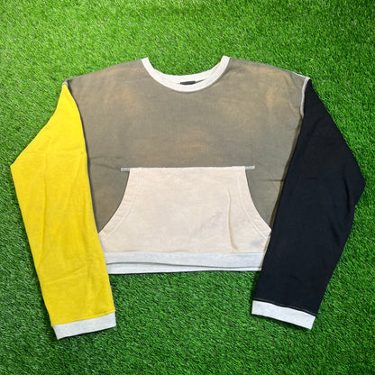 Gv Gallery Raspberry Multicolor Color Block Sweater Size Small USED x16829