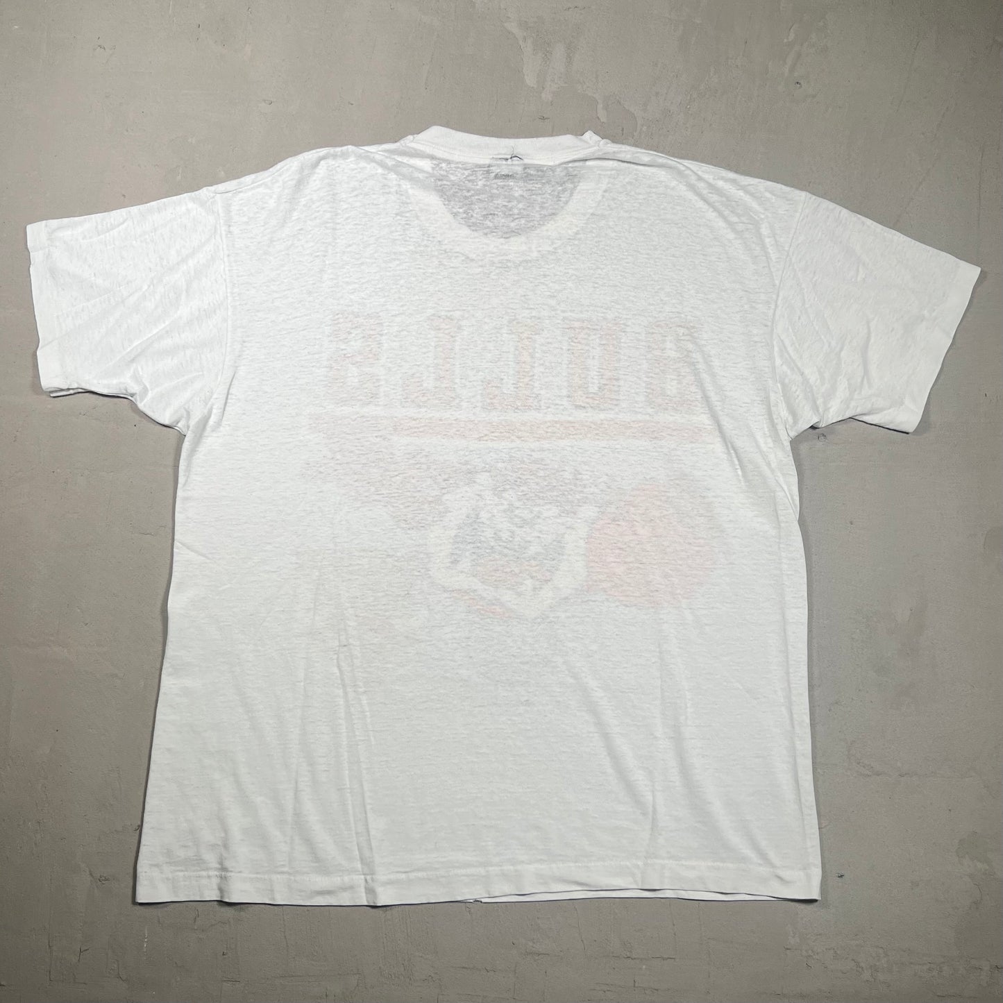 1990s Chicago Bulls Taz Loony Tunes White Tee Size XL USED v16739