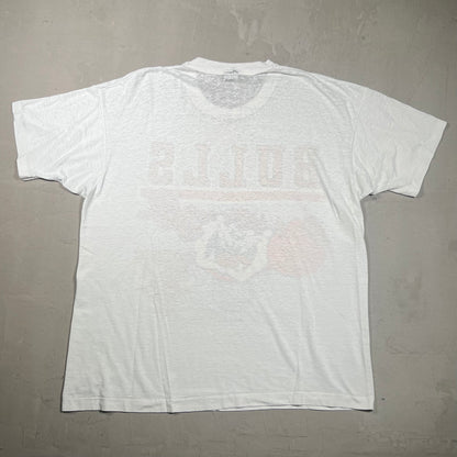 1990s Chicago Bulls Taz Loony Tunes White Tee Size XL USED v16739