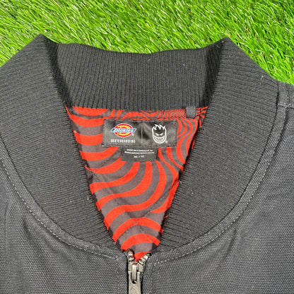 Dickies Spit Fire Black Vest Size XL USED x15870