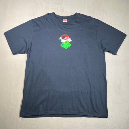Supreme Grinch Tee Navy (2024) Size XL USED x17025