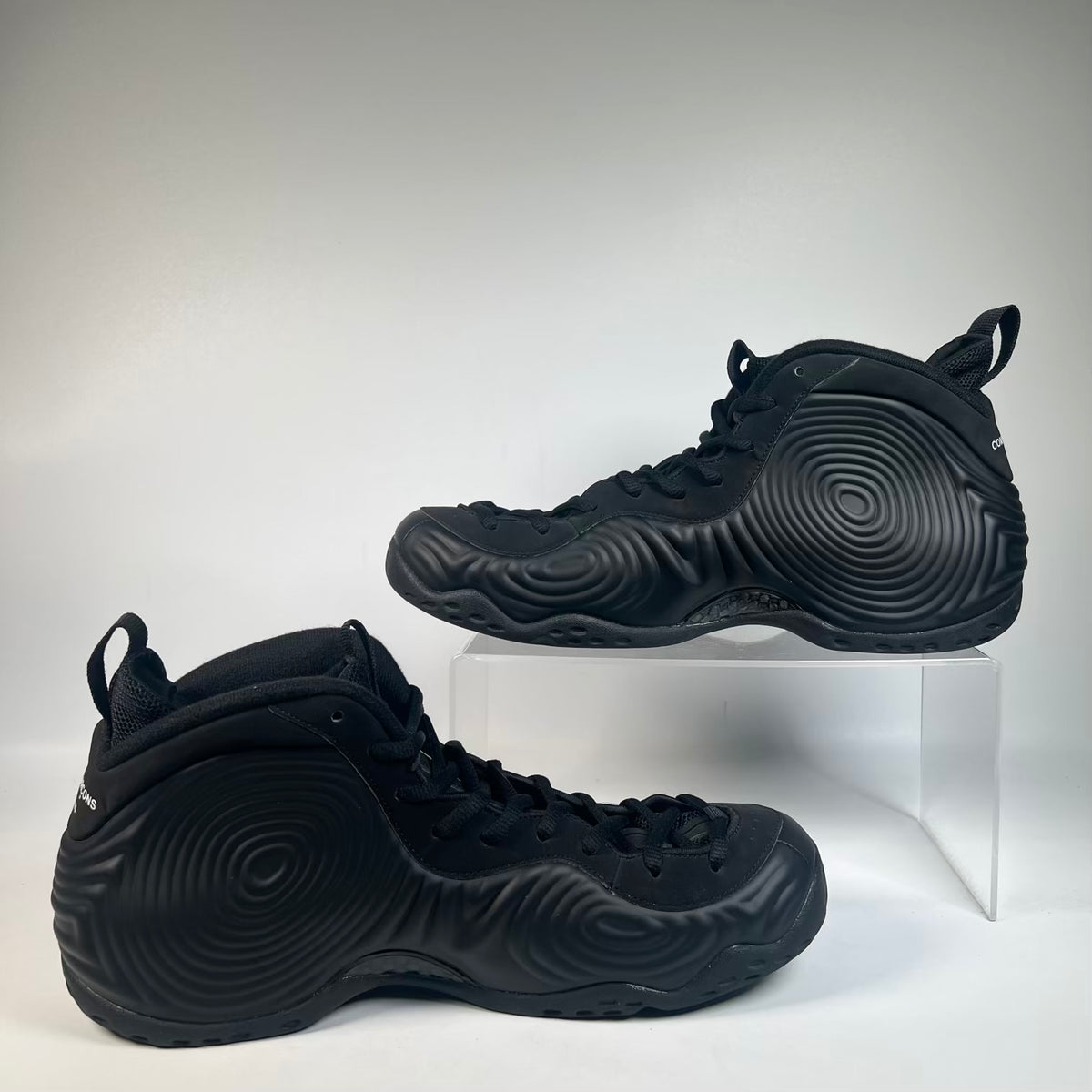 Nike Foamposite CDG Comme Des Garcons Homme Plus Black (2021) Size 12 USED s23634