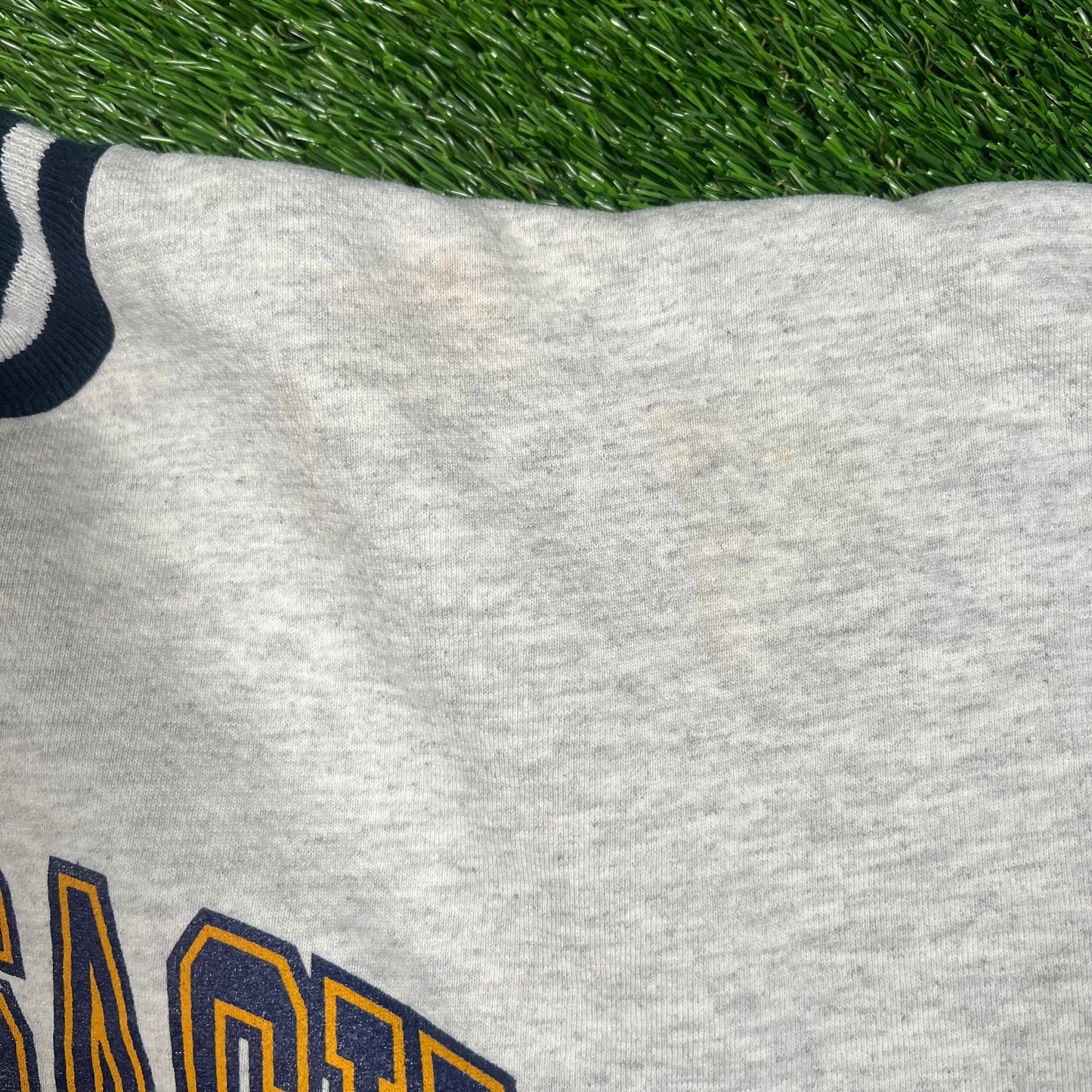 1990s Hackensack Football Comets Football Grey Crewneck Size XL USED v17509