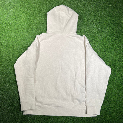 Kith New York Yankees Cream Logo Hoodie Size Large USED x15905