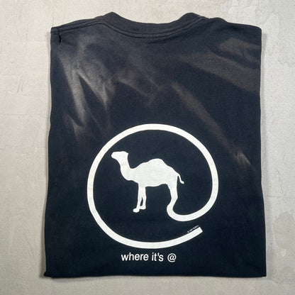 1997 Camel Logo Tee Black Size XL USED v19385