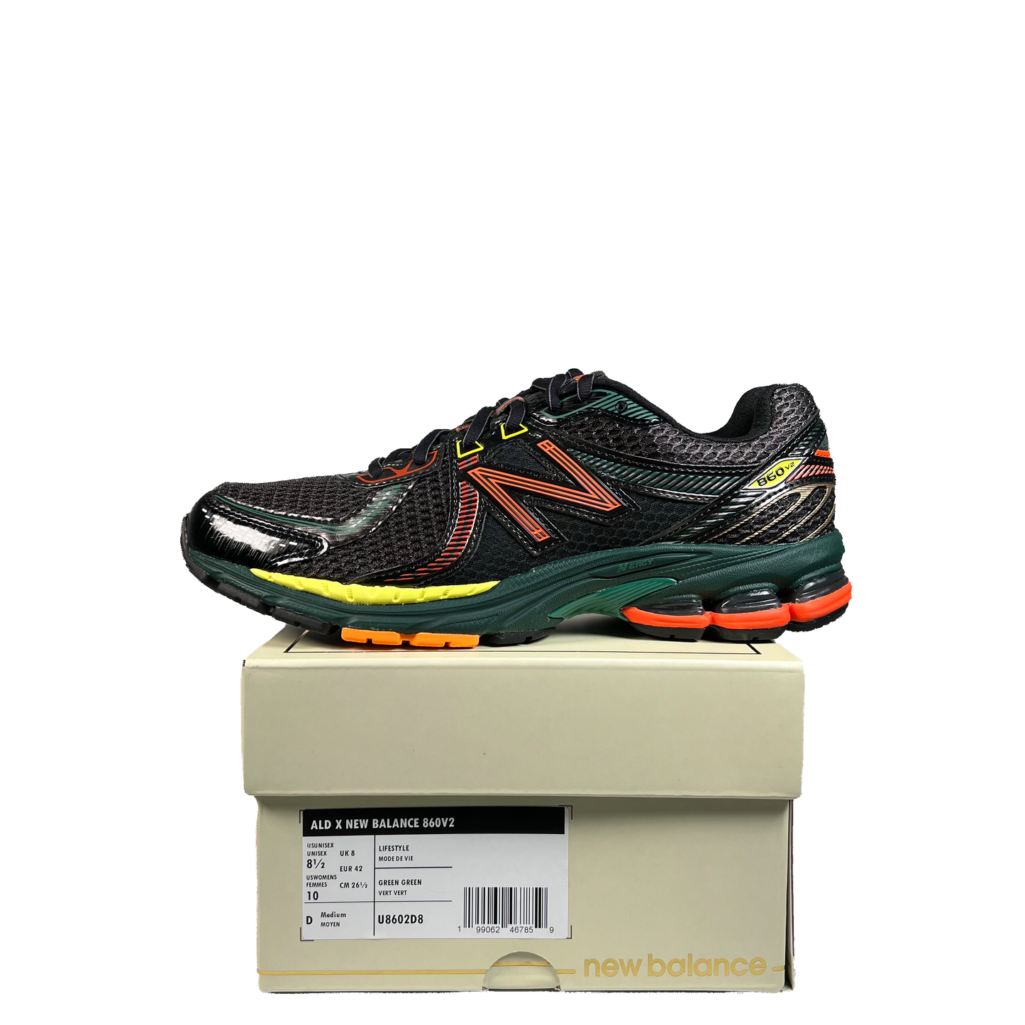 New Balance 860v2 Aime Leon Dore ALD Black Multi Color (2025) Size 8.5 NEW s21398
