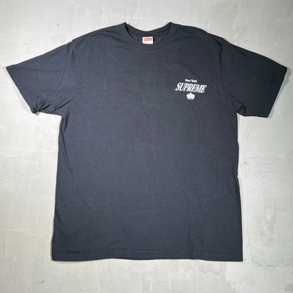 Supreme 4 Life Black Tee (2024) Size Large USED x18526