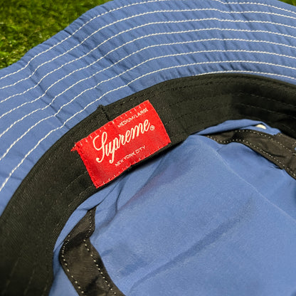 Supreme Webbing Crusher 2022 Blue Bucket Hat NEW x13911
