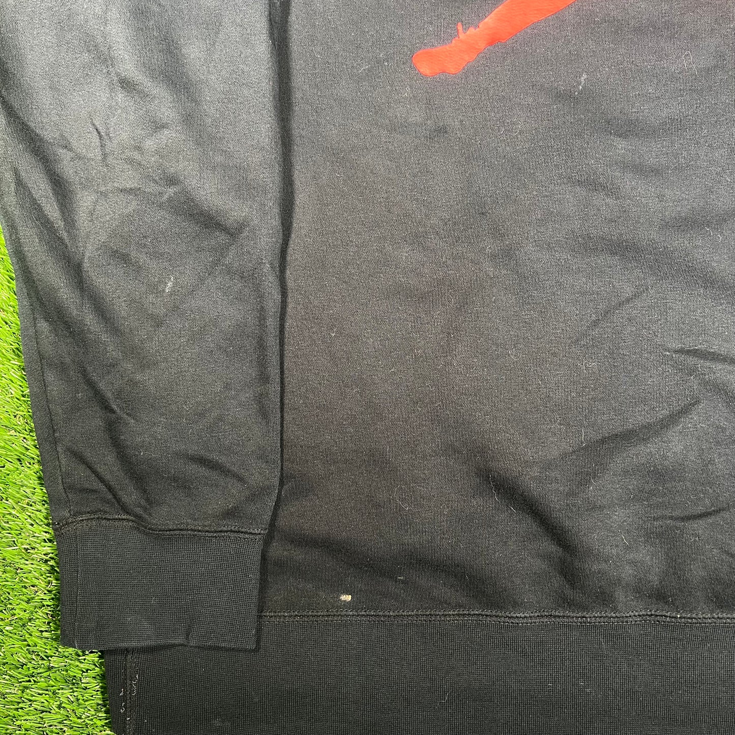 Air Jordan Black Logo Crewneck Size XXL USED V17922