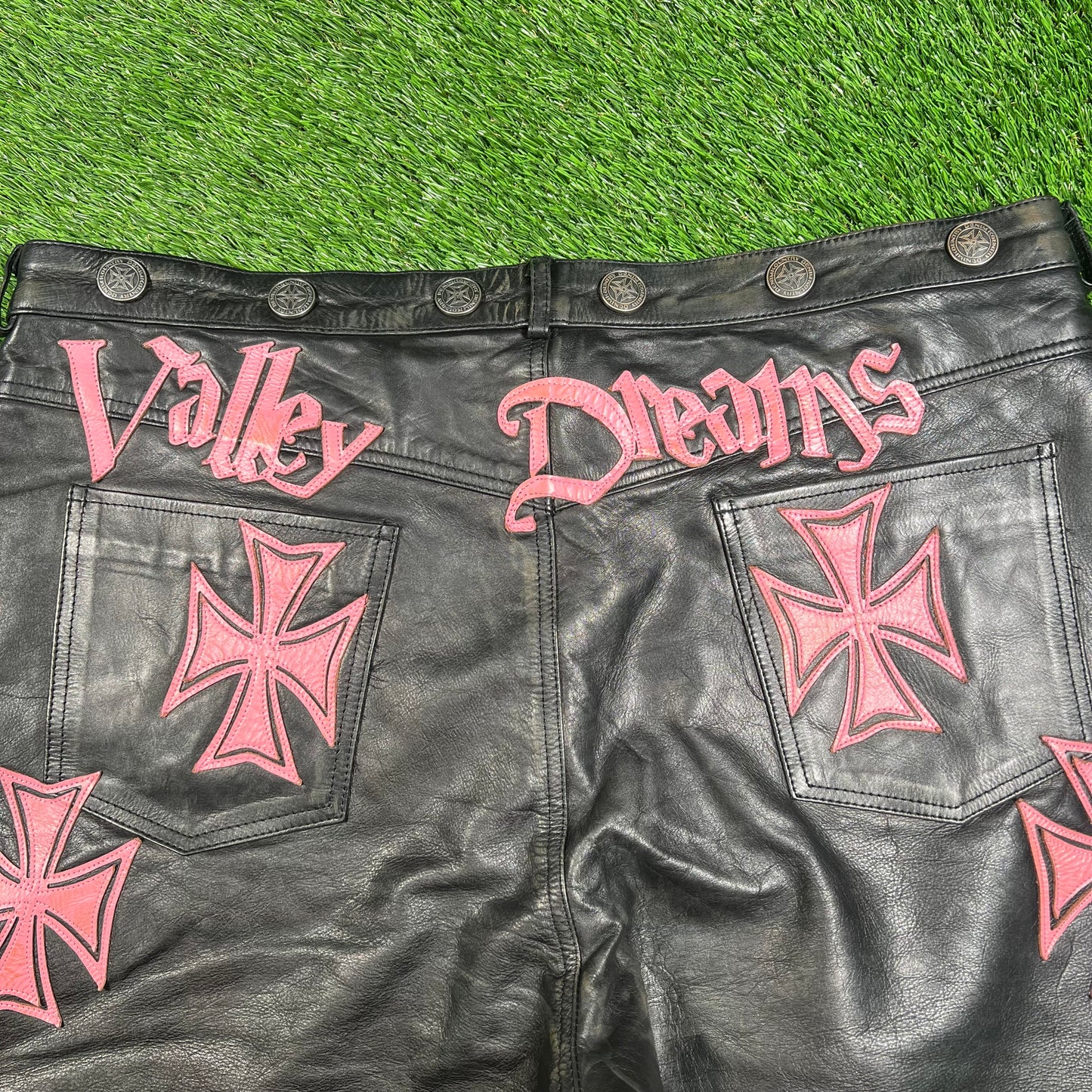 Vale Forever Leather Croxxx Pants Size 40 USED x15633