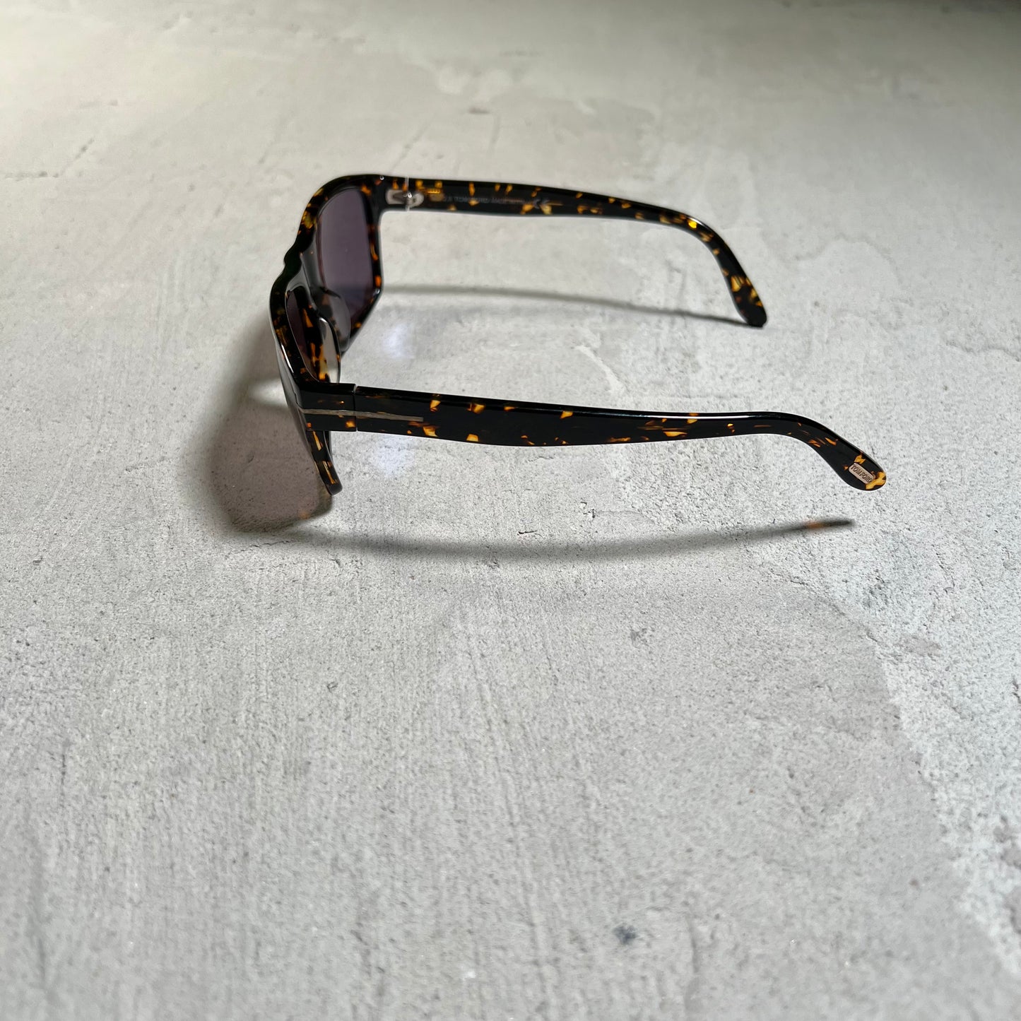 Tom Ford August Sunglasses Tortoise USED x17649