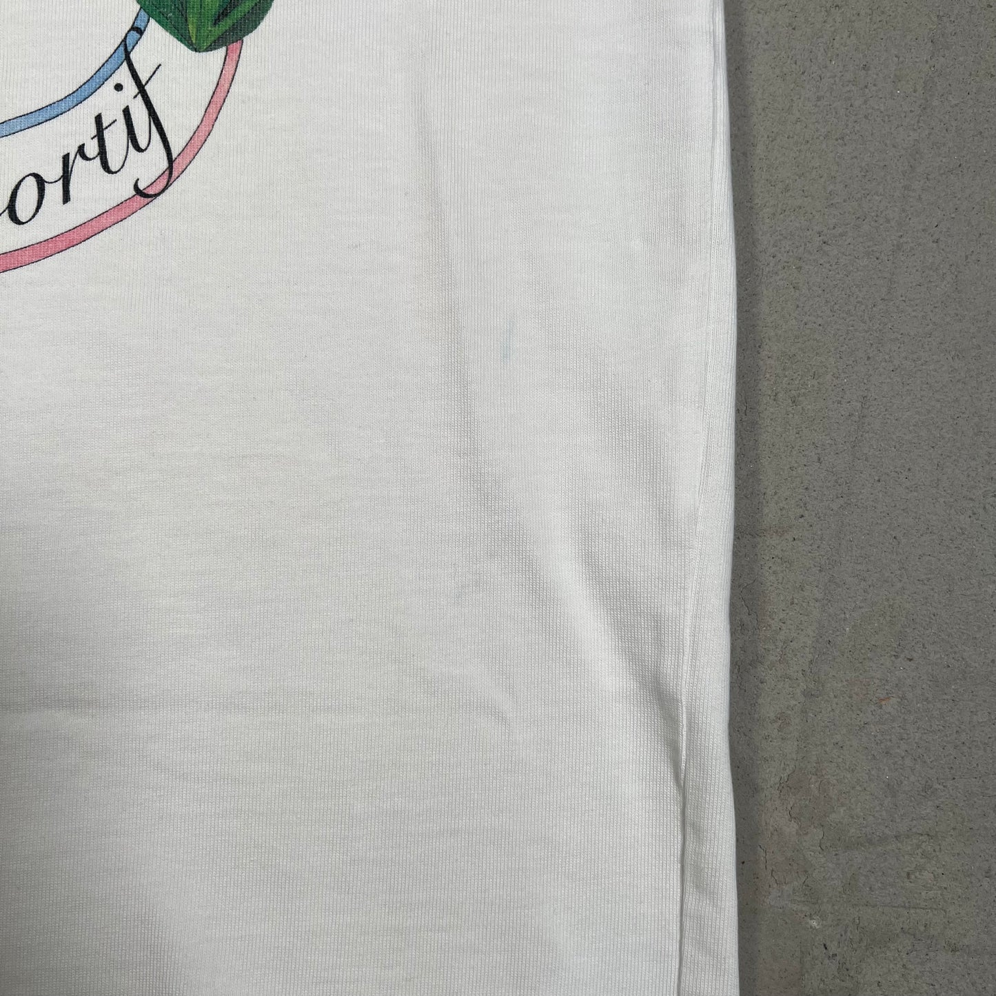 Casablanca White Tennis Tee Size XS USED x14184
