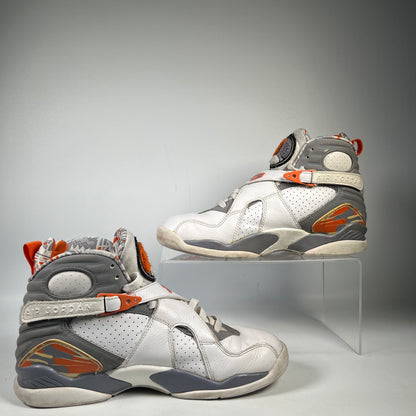 Jordan 8 Orange White (2007) Size 8.5 USED s16587