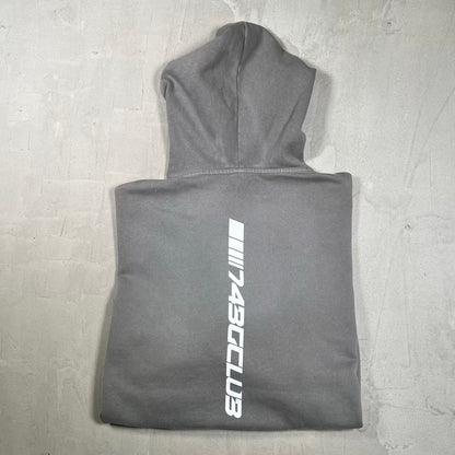 74 Is War BGC Grey Hoodie Size Medium USED x18976