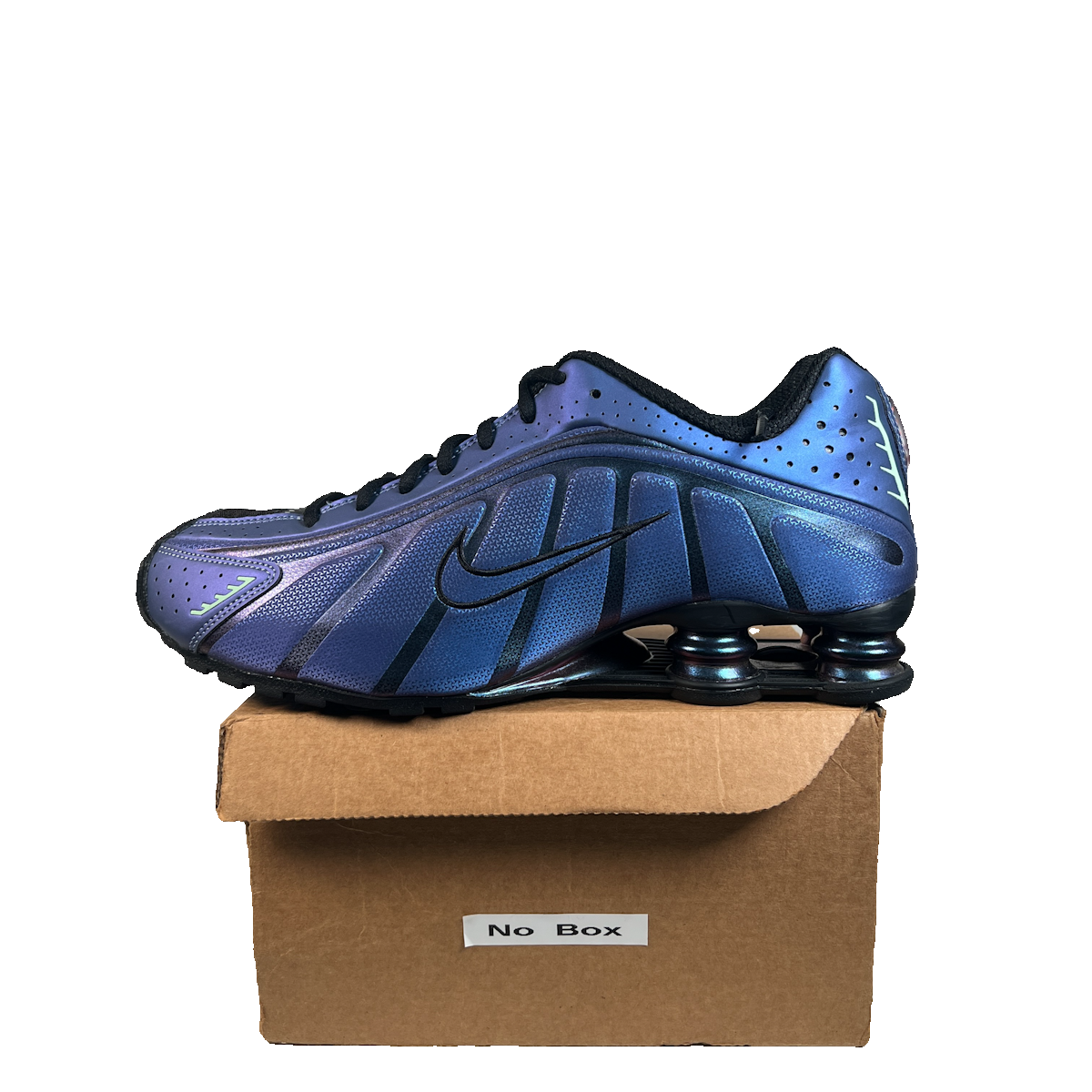 Nike Shox R4 Iridescent (2024) Size 10 USED s22725