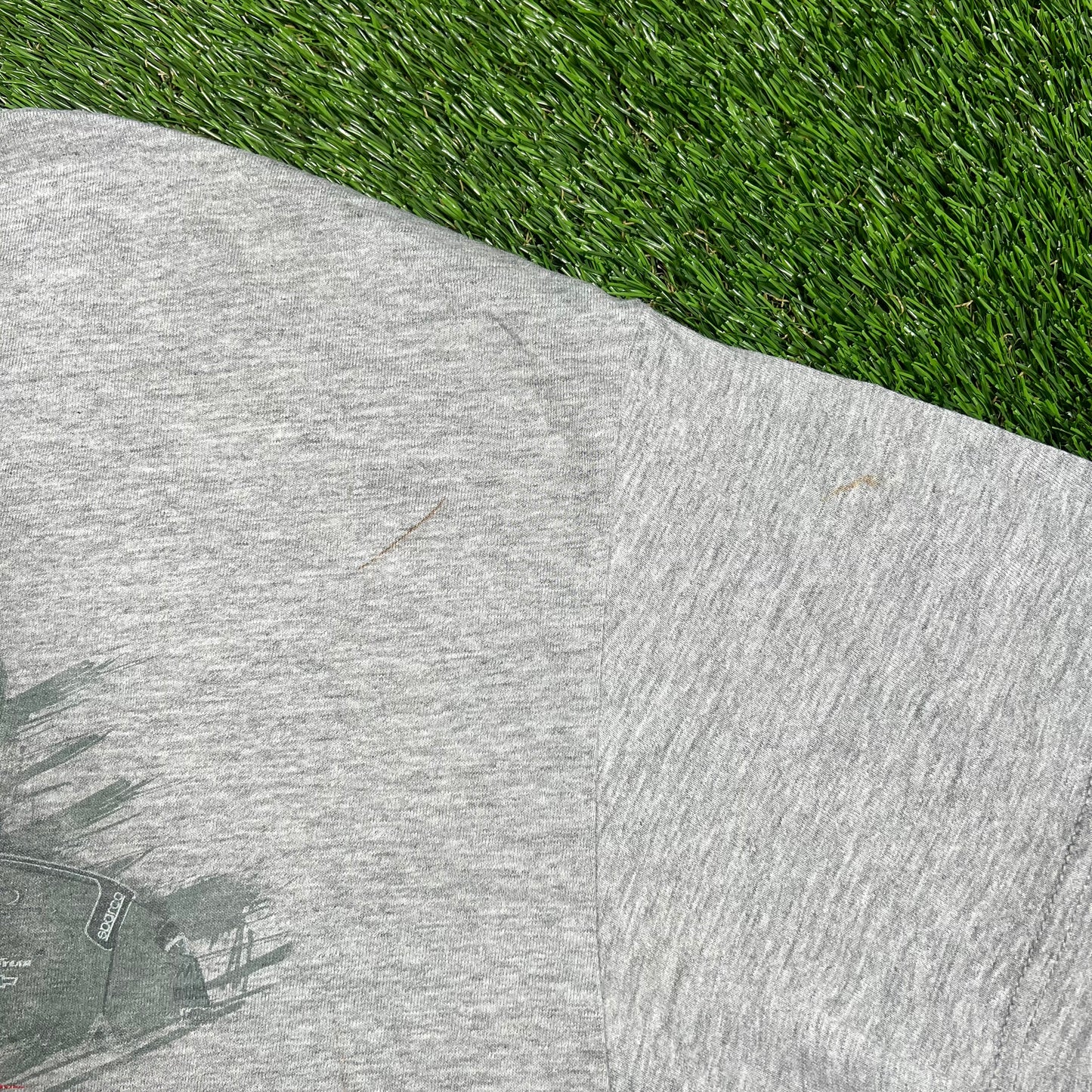 Y2K Nascar Martin Truex Jr Racing Grey Tee Size XL USED v17353