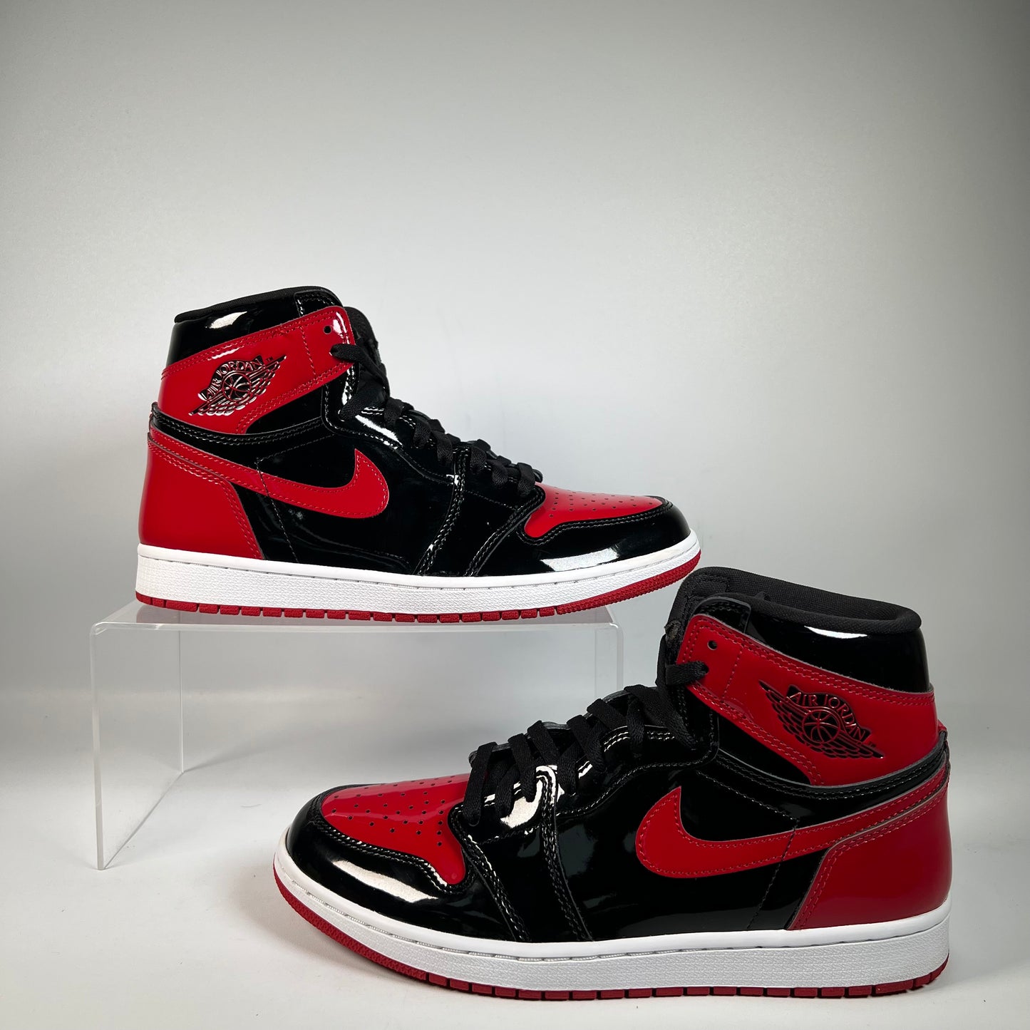 Jordan 1 Patent Bred (2021) Size 9.5 USED s22387