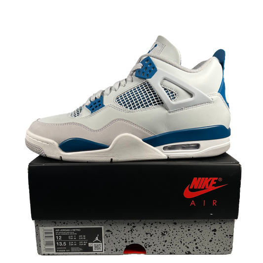 Jordan 4 Military Blue (2024) Size 12 USED s18835